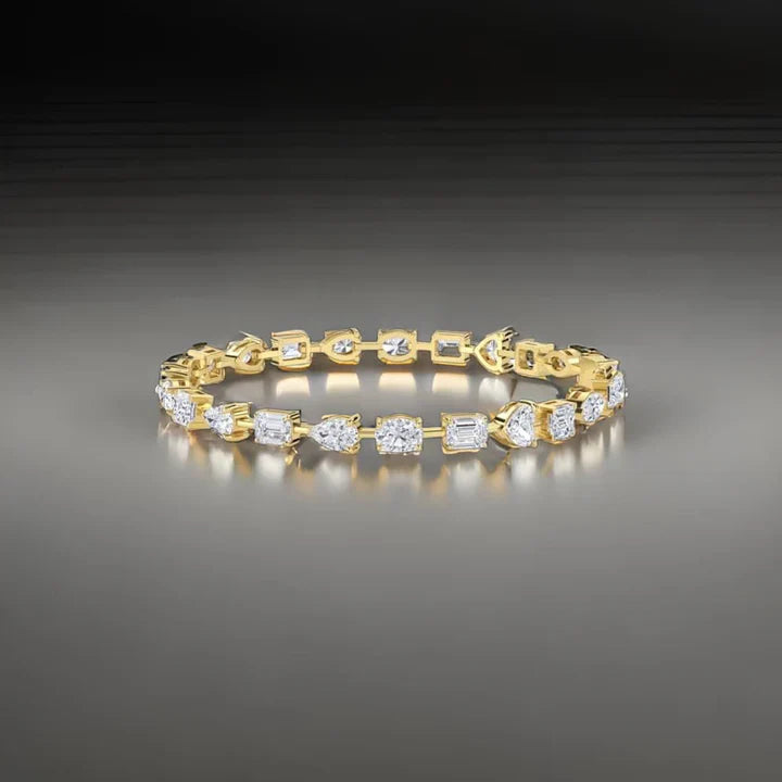 Freedom Fancy Shaped Diamond Bracelet 1